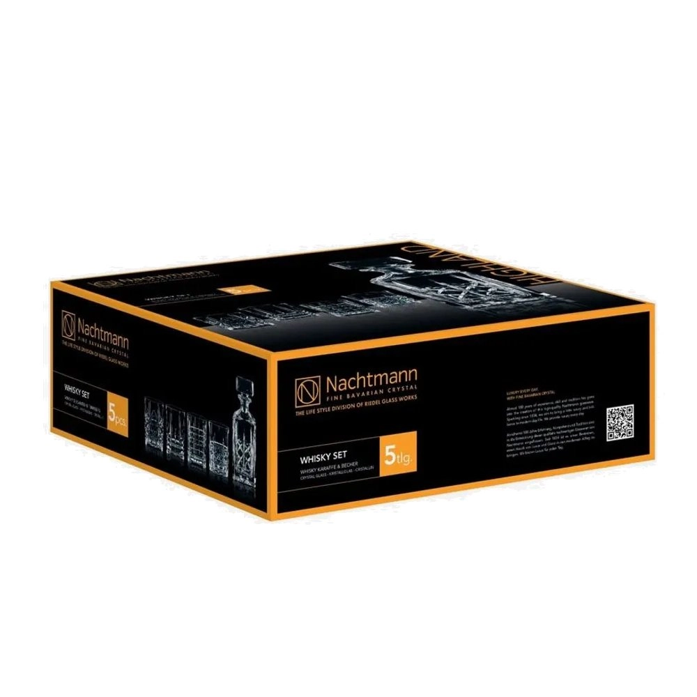 Jogo Para Wisky Nachtmann Highland - 5 Peças Jogo Para Wisky Nachtmann Highland - 5 Peças