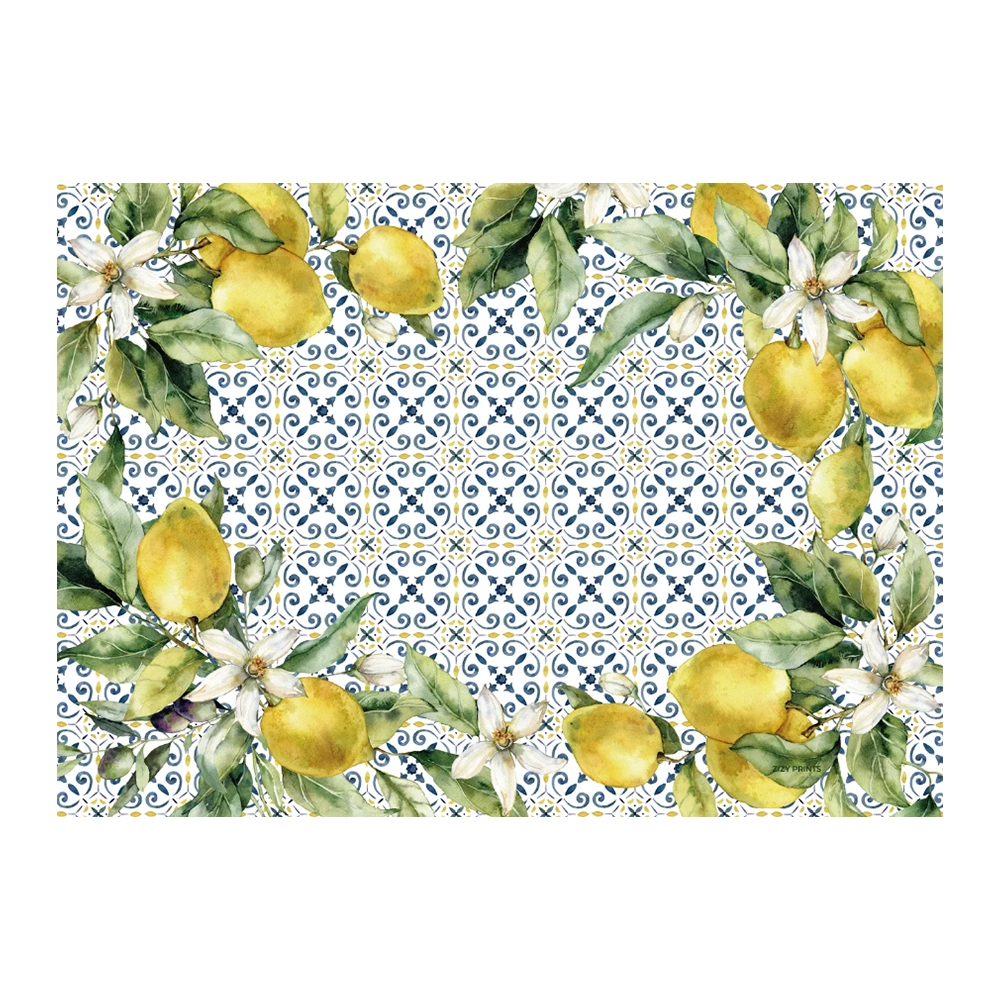 Jogo C/ 12 Lugares Americanos Capri- Zizy Prints Jogo C/ 12 Lugares Americanos Capri- Zizy Prints