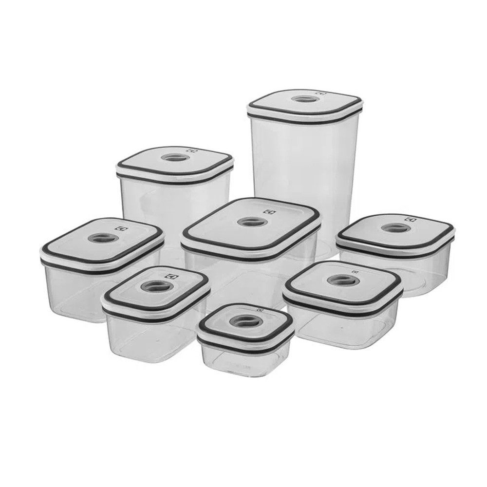 Kit de Potes Herméticos Electrolux - 8 Peças Kit de Potes Herméticos Electrolux - 8 Peças