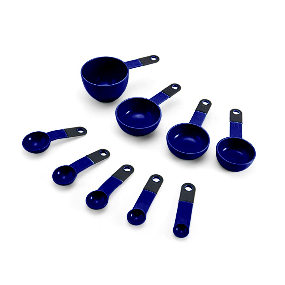 Kit de Xícaras e Colheres Medidoras Kitchenaid - 9 Peças Kit de Xícaras e Colheres Medidoras Kitchenaid - 9 Peças