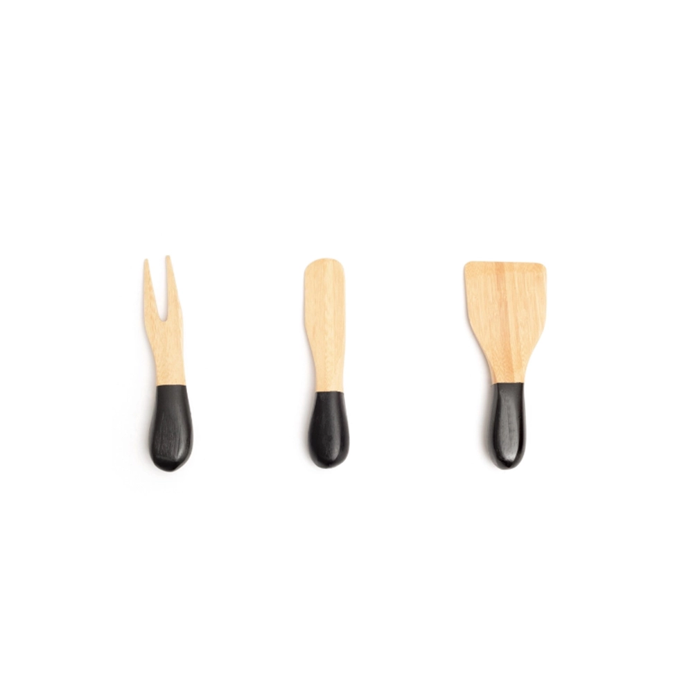 Kit Para Queijo e Antepasto Oikos Bambu - 3 Peças Kit Para Queijo e Antepasto Oikos Bambu - 3 Peças