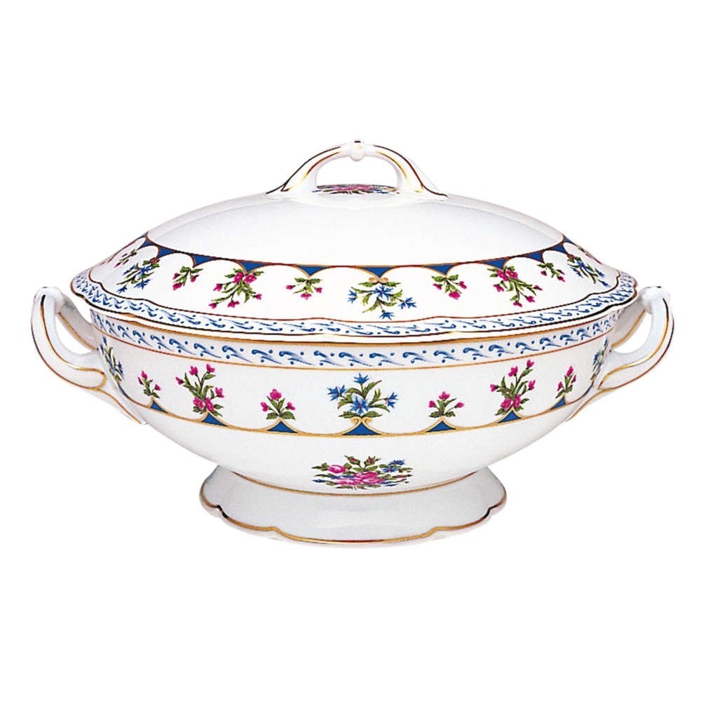 Legumeira Bernardaud Chateaubriand Blue 1 Litro Legumeira Bernardaud Chateaubriand Blue 1 Litro