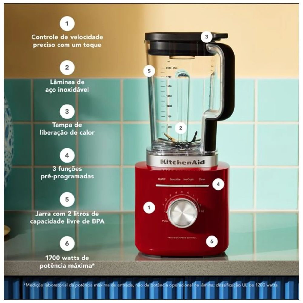 Liquidificador Pure Power K200 Kitchenaid