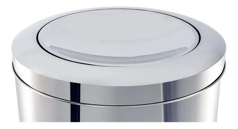 Lixeira Com Tampa Basculante Brinox Decorline 21,2 Litros