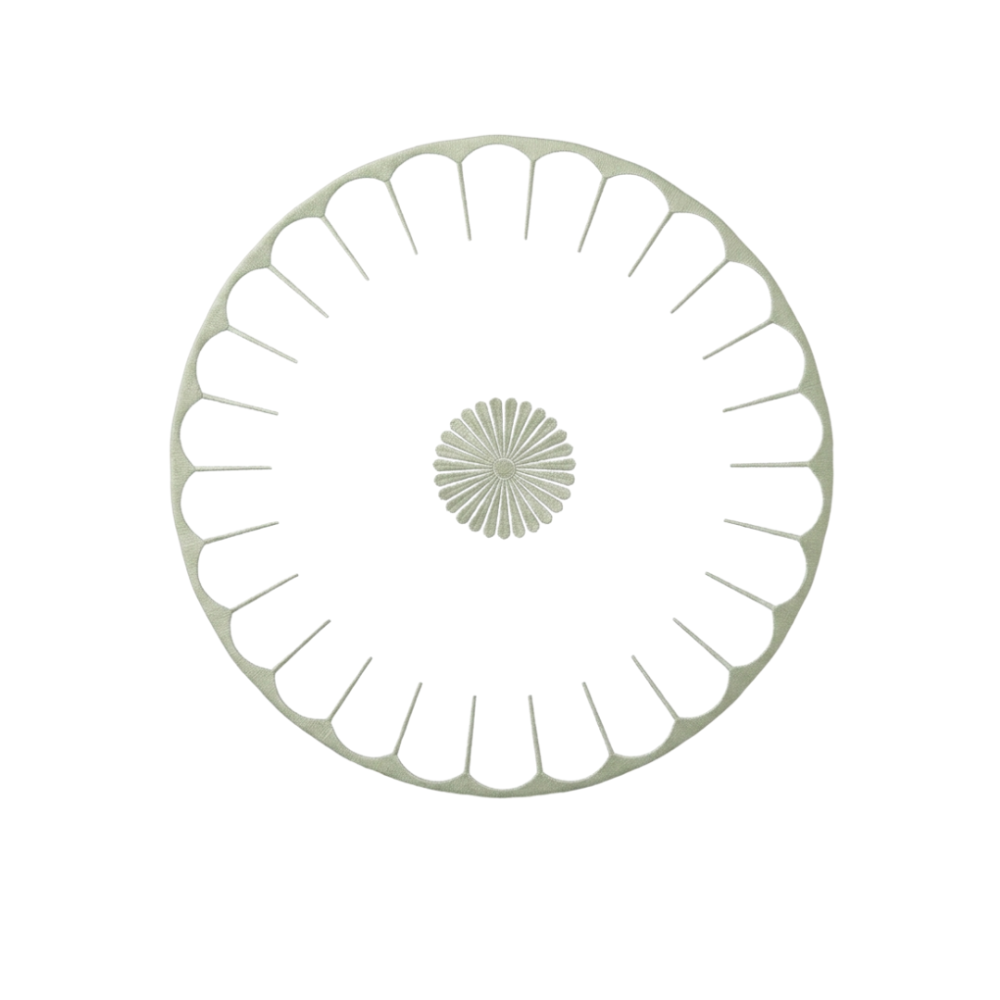 Lugar Americano Redondo Flor de Lis Fleur 41 cm Lugar Americano Redondo Flor de Lis Fleur 41 cm