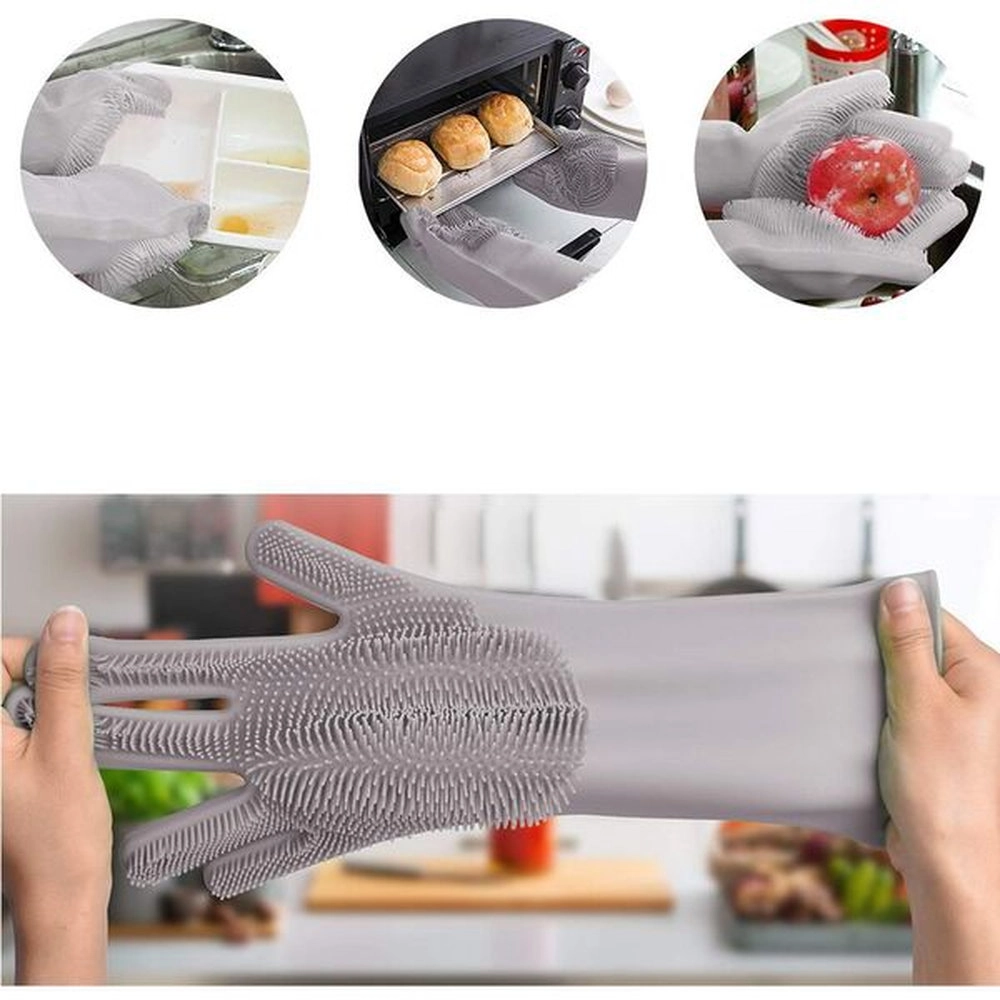 Luva Para Limpeza Bono Home Cinza 32 Cm Luva Para Limpeza Bono Home Cinza 32 Cm