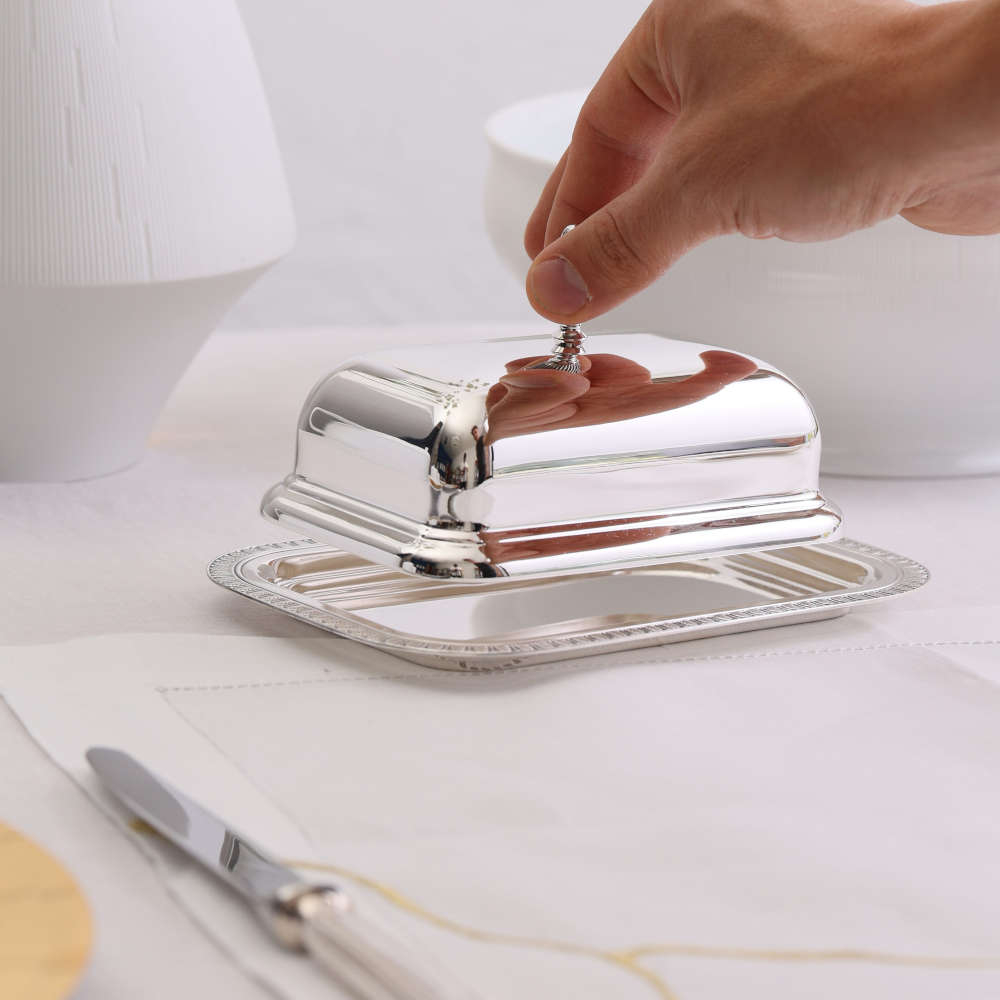 Manteigueira Retangular Malmaison Christofle