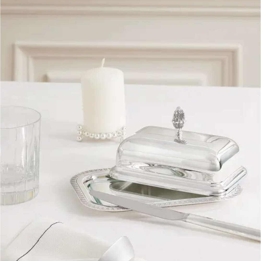 Manteigueira Retangular Malmaison Christofle