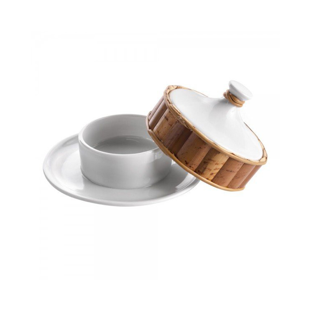 Manteigueira Tigrada Sonia Pierry 16 Cm Manteigueira Tigrada Sonia Pierry 16 Cm