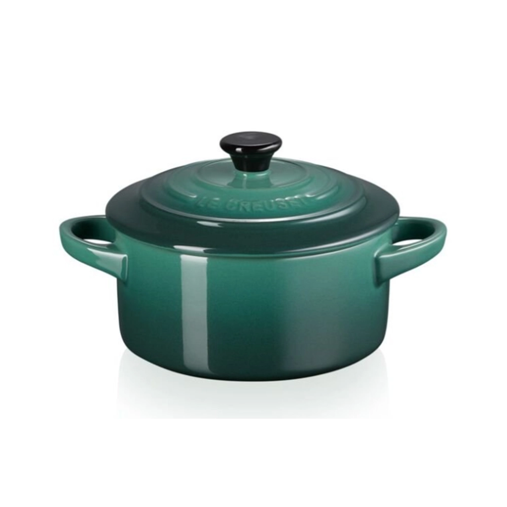 Mini Cocotte Com Pegador Preto Le Creuset 10 Cm Mini Cocotte Com Pegador Preto Le Creuset 10 Cm