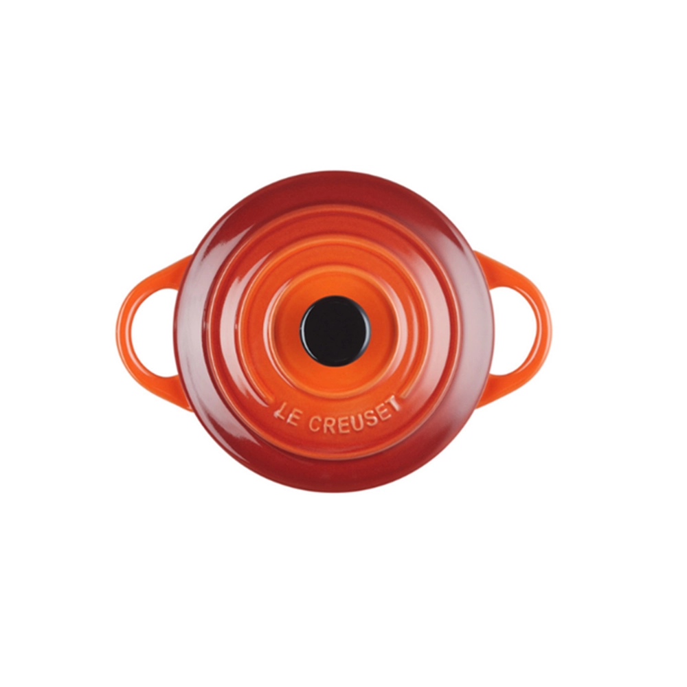 Mini Cocotte Com Pegador Preto Le Creuset 10 Cm Mini Cocotte Com Pegador Preto Le Creuset 10 Cm