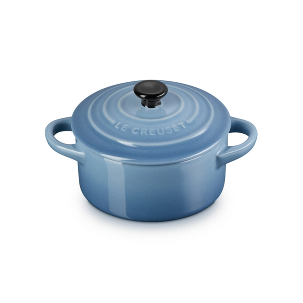 Mini Cocotte Com Pegador Preto Le Creuset 10 Cm Mini Cocotte Com Pegador Preto Le Creuset 10 Cm