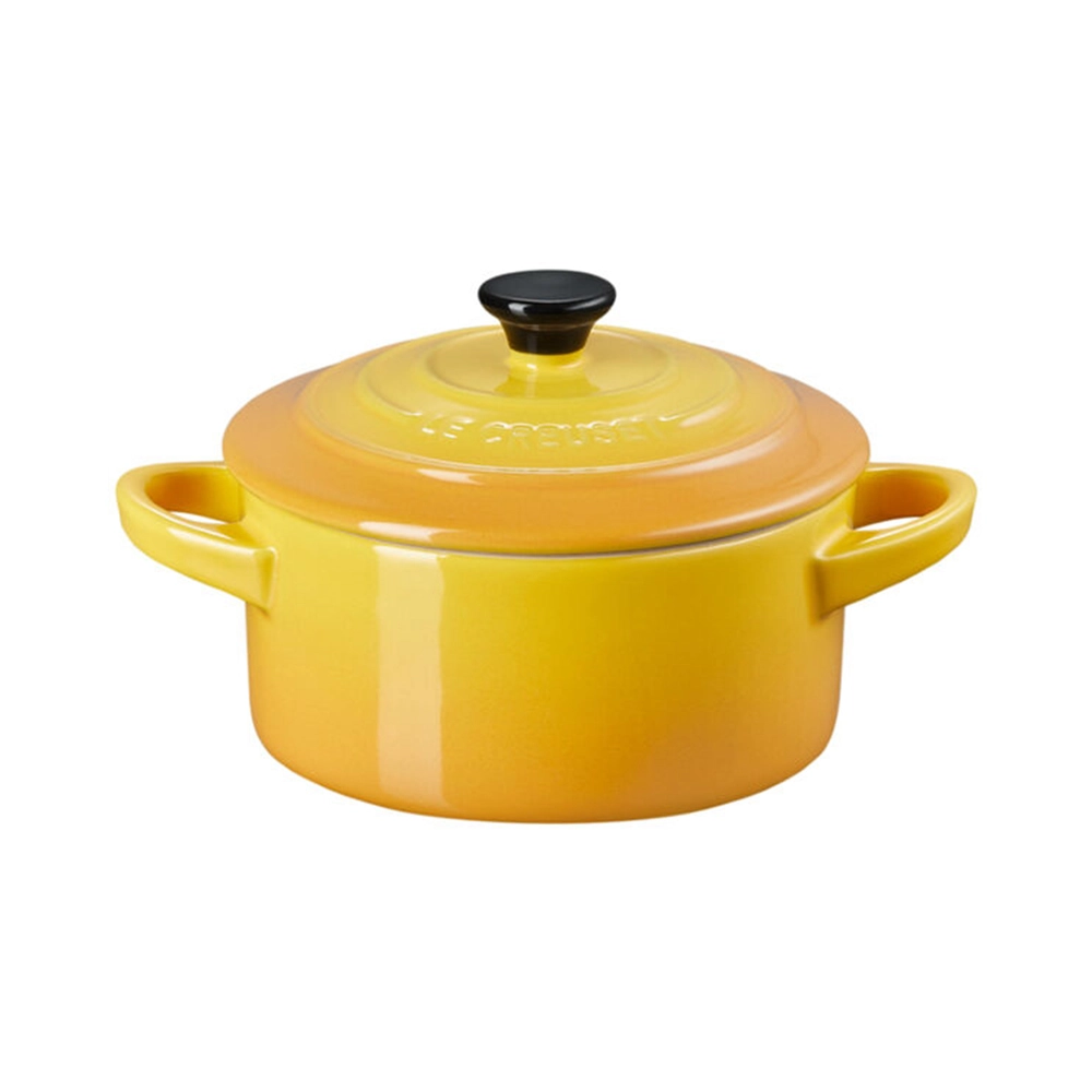 Mini Cocotte Com Pegador Preto Le Creuset 10 Cm Mini Cocotte Com Pegador Preto Le Creuset 10 Cm