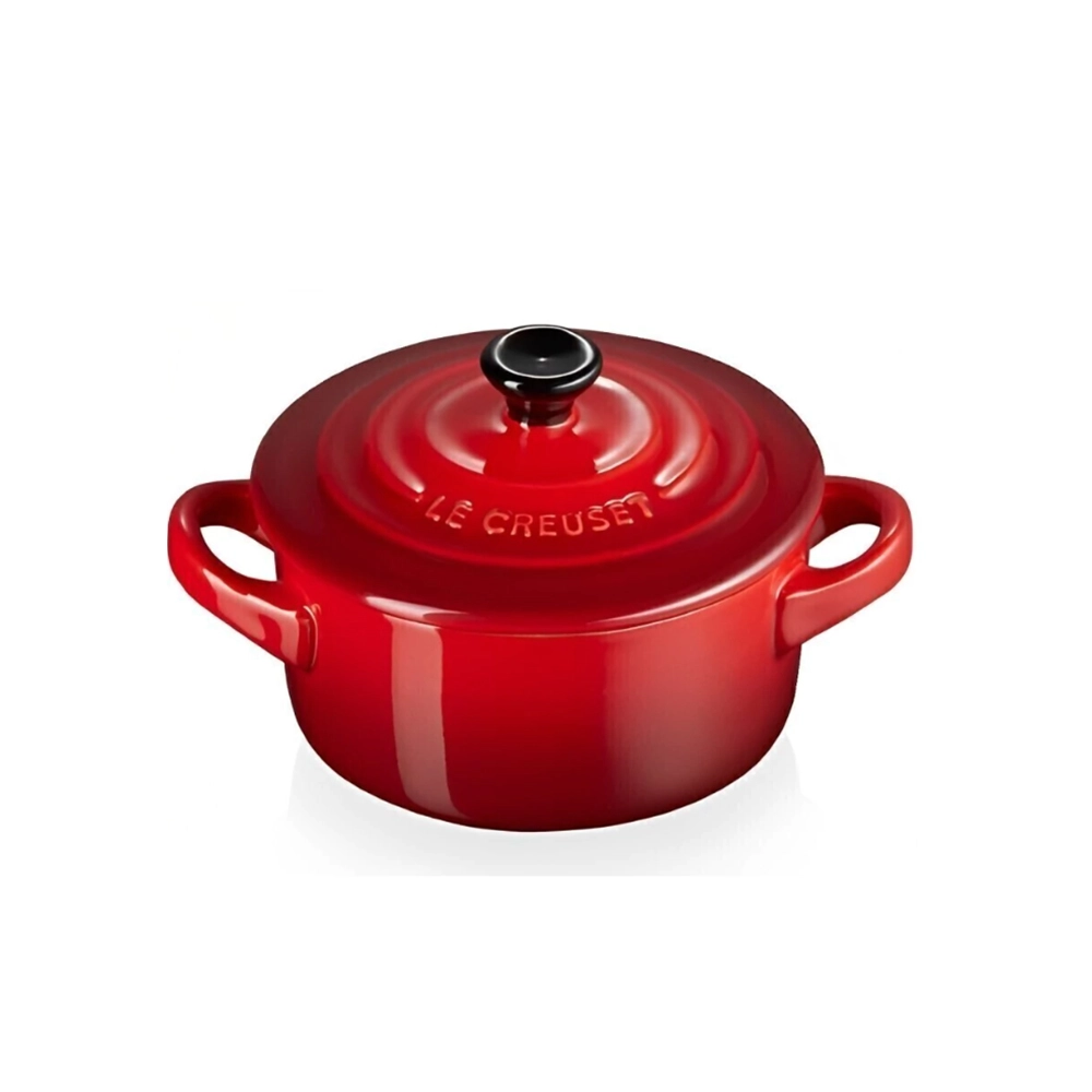 Mini Cocotte Com Pegador Preto Le Creuset 10 Cm Mini Cocotte Com Pegador Preto Le Creuset 10 Cm