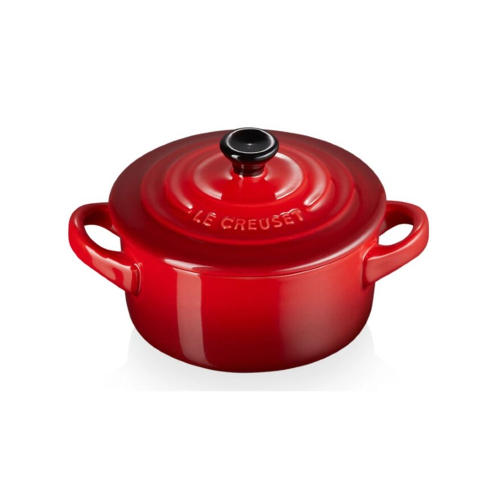 Mini Cocotte Com Pegador Preto Le Creuset 10 Cm