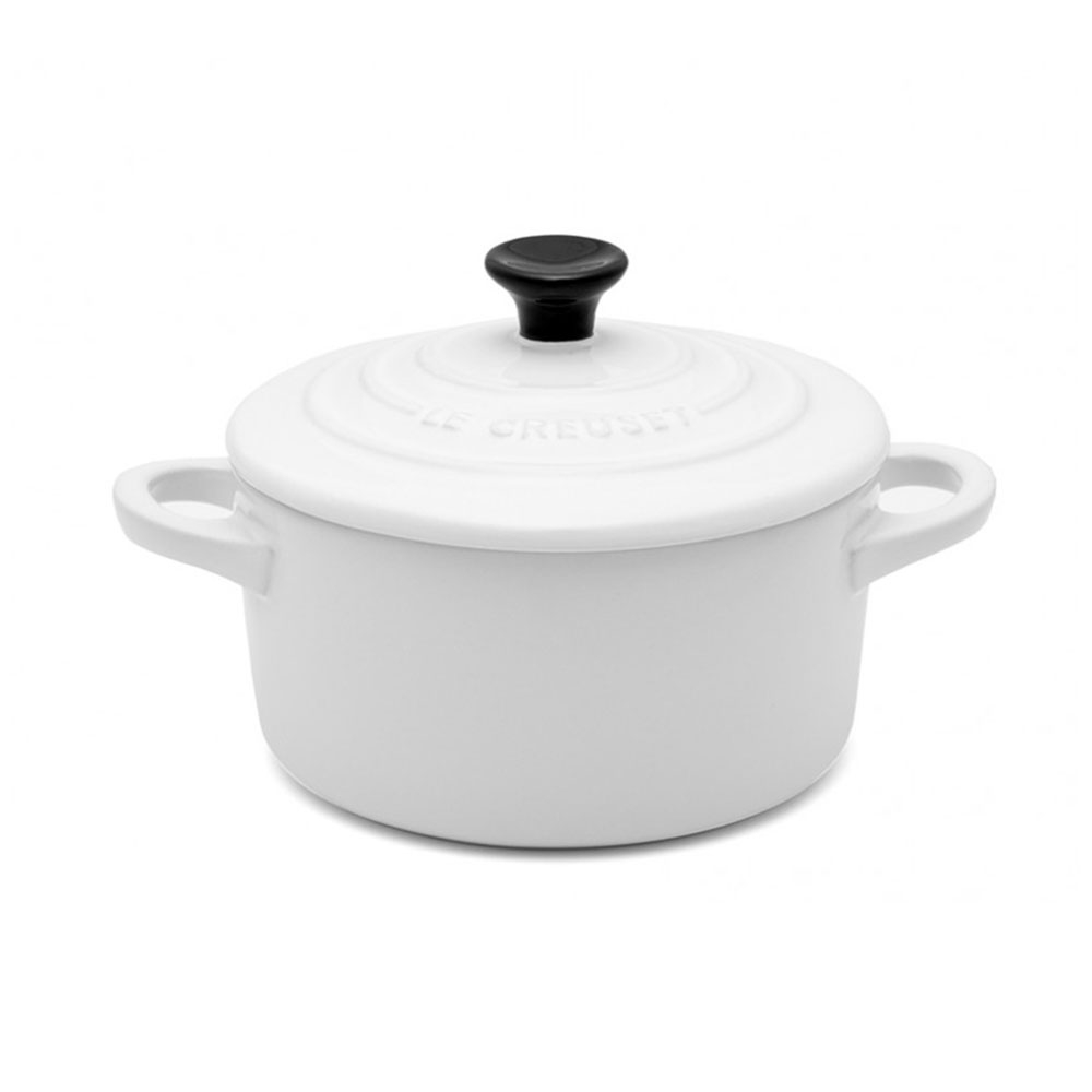 Mini Cocotte Le Creuset C/ Pegador Preto 10 Cm