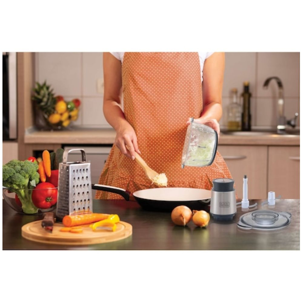 Mini Processador Gourmand Gris Black+decker Mp300g