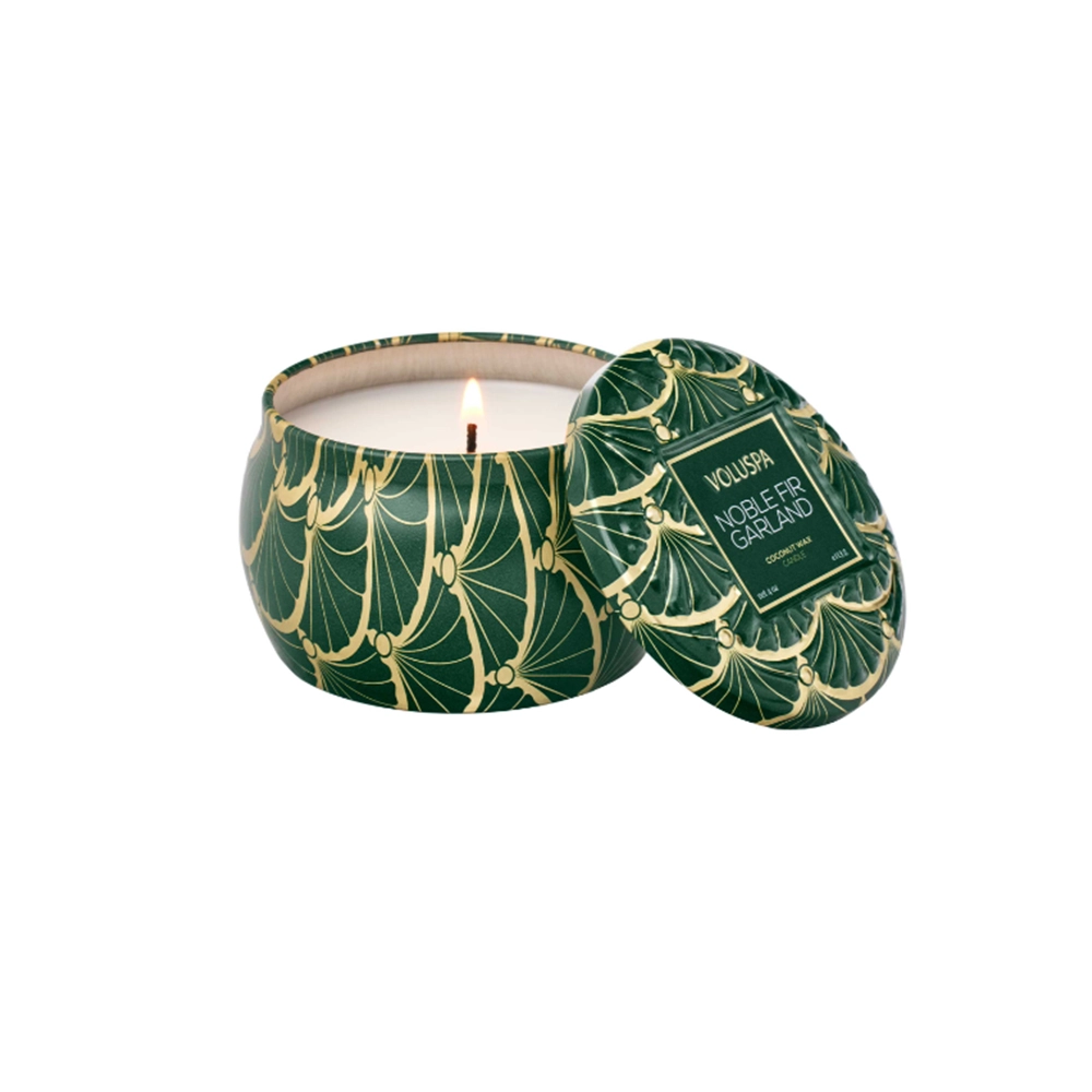 Mini Vela Lata 25h Voluspa Coleção Holiday