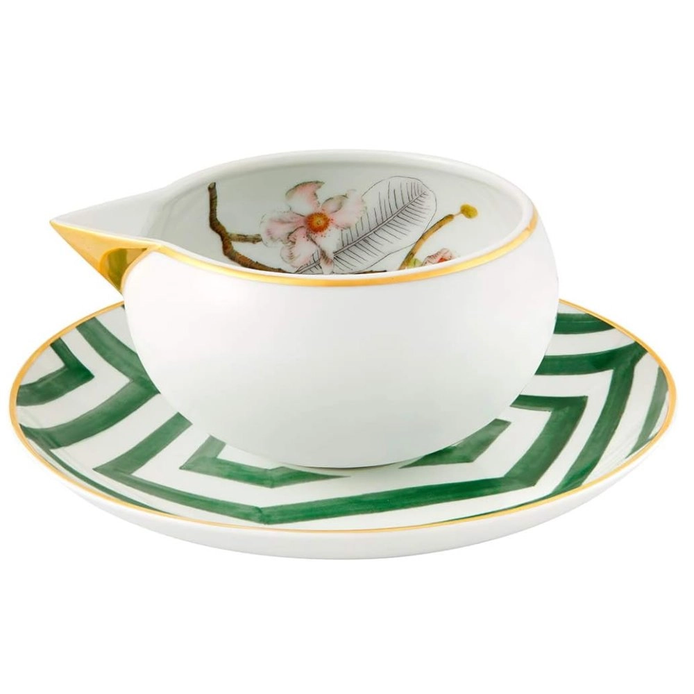 Molheira Com Prato Vista Alegre Amazonia 494 Ml Molheira Com Prato Vista Alegre Amazonia 494 Ml