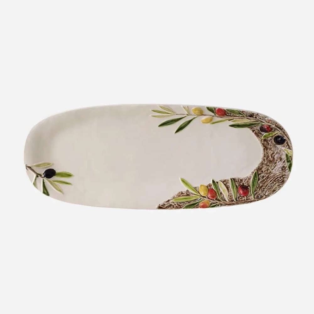 Olival Travessa Grande 40cm Bordalo Pinheiro Olival Travessa Grande 40cm Bordalo Pinheiro