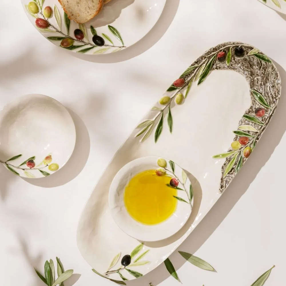 Olival Travessa Grande 40cm Bordalo Pinheiro Olival Travessa Grande 40cm Bordalo Pinheiro