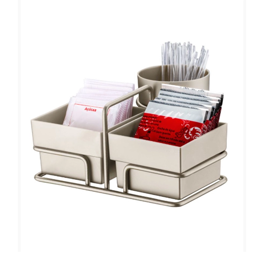 Organizador Para Sachês de Açúcar / Adoçante e Mexedor Future Caffè 14 X 15 X 7,5 Cm