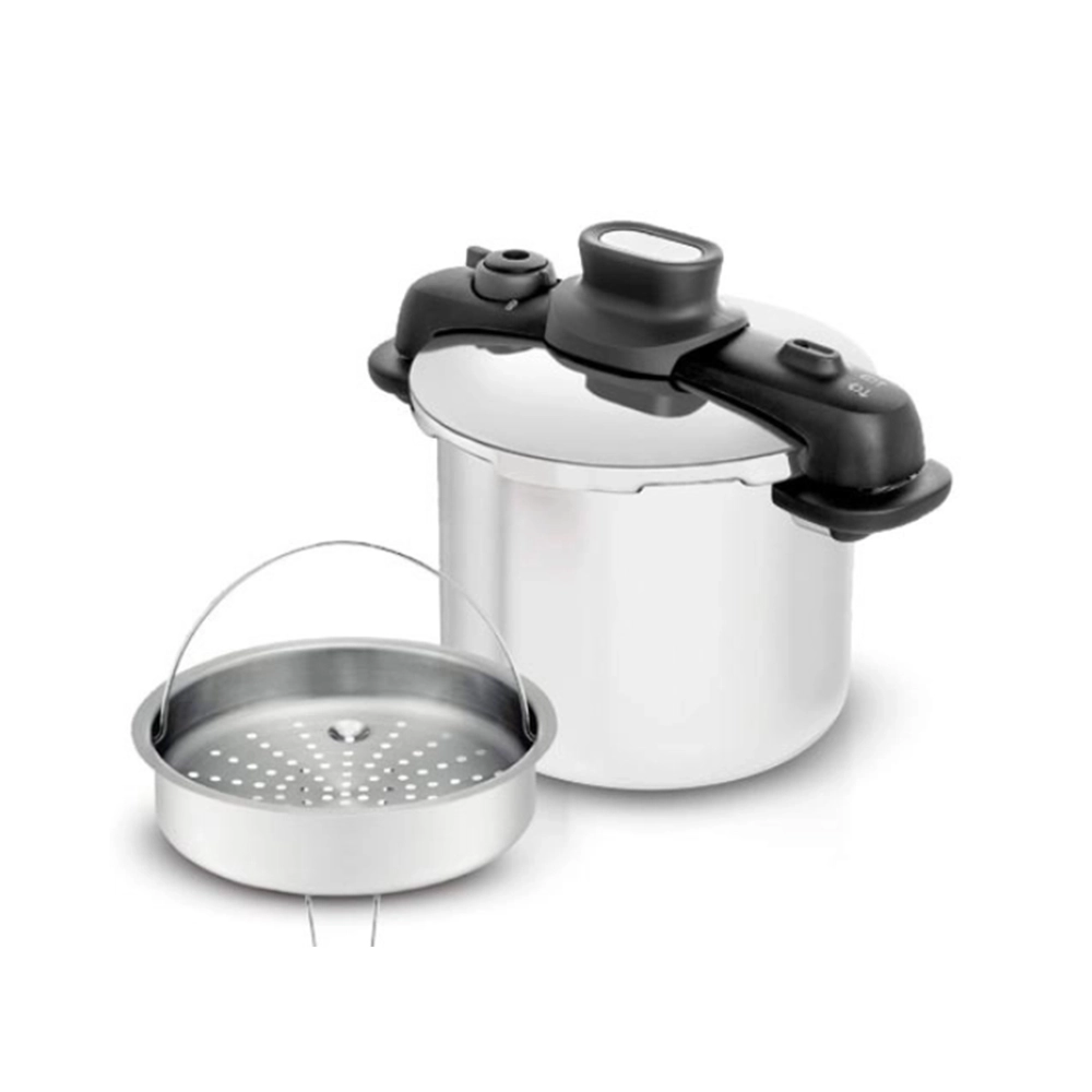 Panela de Pressão Com Cesto de Vapor T-fal Opti'space 7 Litros