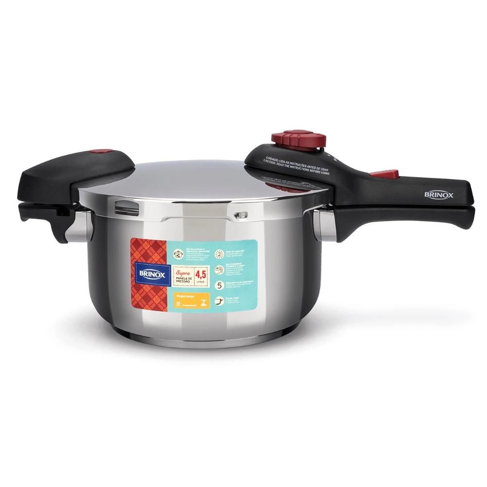 Panela de Pressao Brinox Supra 4,5 Litros