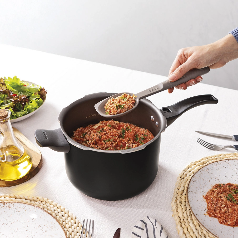 Panela de Pressao Aco Inox Tramontina Vancouver Effect 4,5 Litros