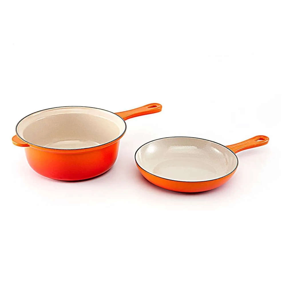 Panela Multifuncao Le Creuset 22 Cm Laranja Panela Multifuncao Le Creuset 22 Cm Laranja
