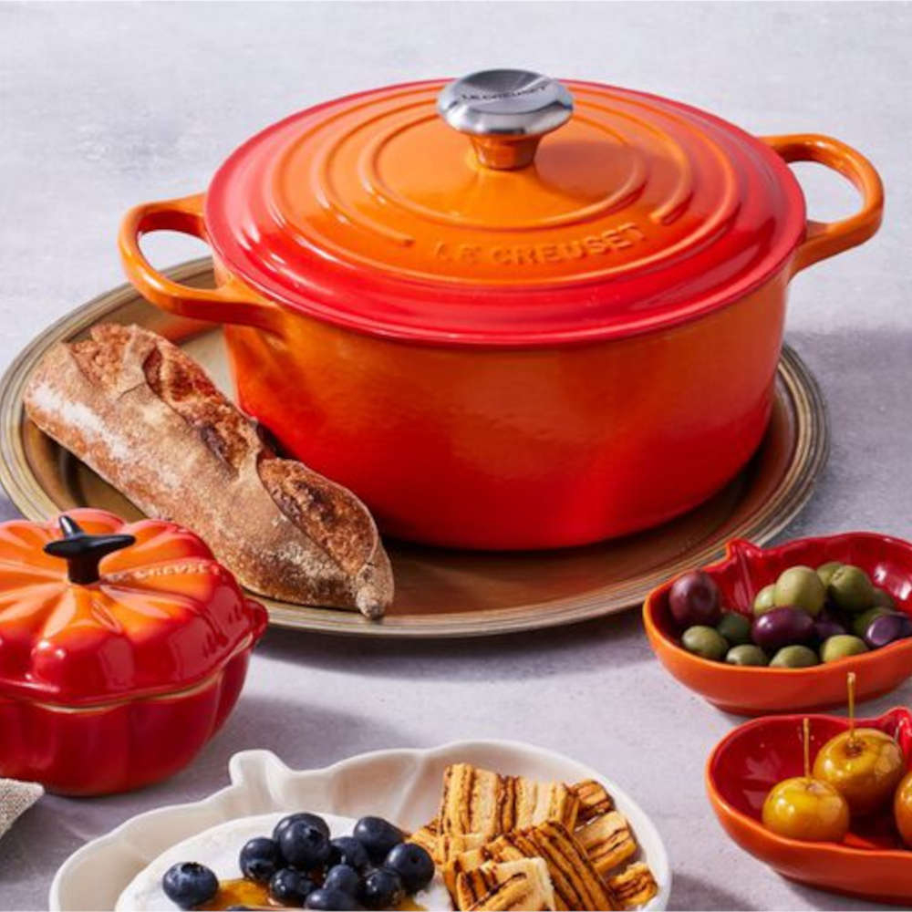 Panela Redonda 30 Cm Signature Laranja Le Creuset
