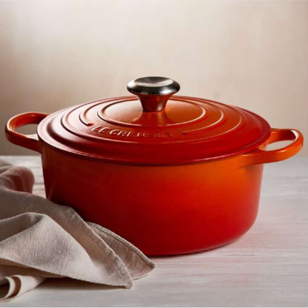Panela Redonda 30 Cm Signature Laranja Le Creuset