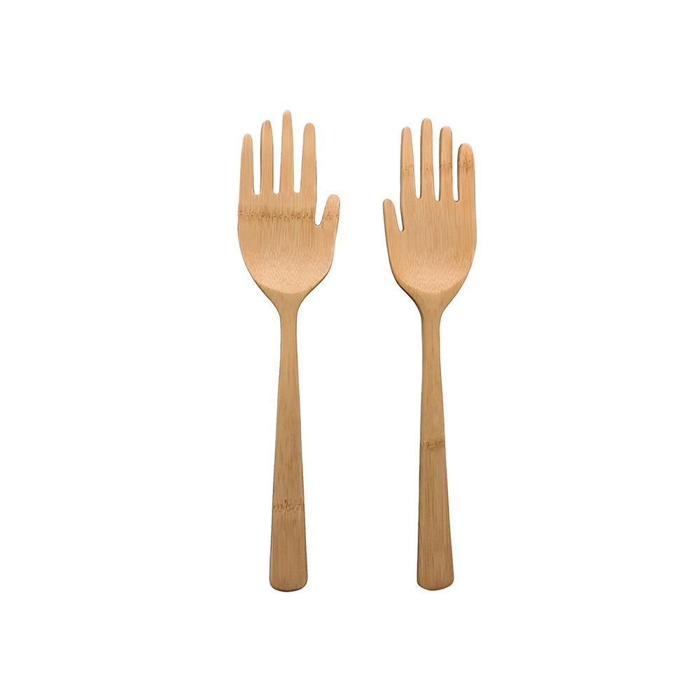 Pegador de Salada Mãozinha Oikos Bambu 30 Cm