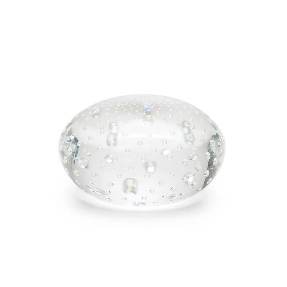 Peso Tela Achatada Cristais Cá D'oro 5,5 X 9 X 9 Cm