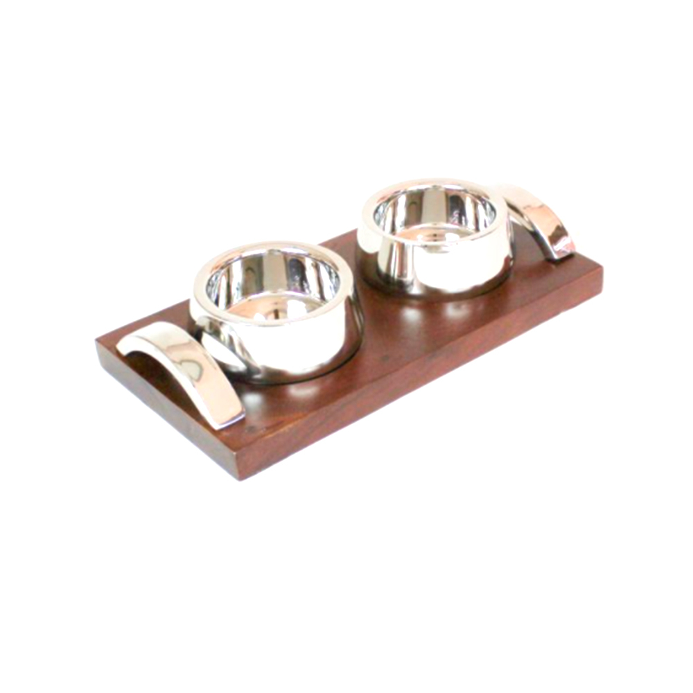 Petisqueira Com 2 Bowls Natural Home Ranchi 8 X 18 X 36 Cm Petisqueira Com 2 Bowls Natural Home Ranchi 8 X 18 X 36 Cm