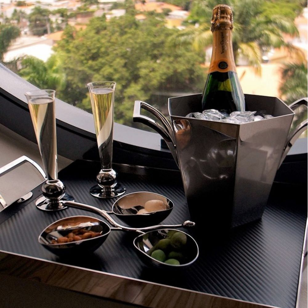 Petisqueira Ramo 3 Folhas Orfevrerie Royale