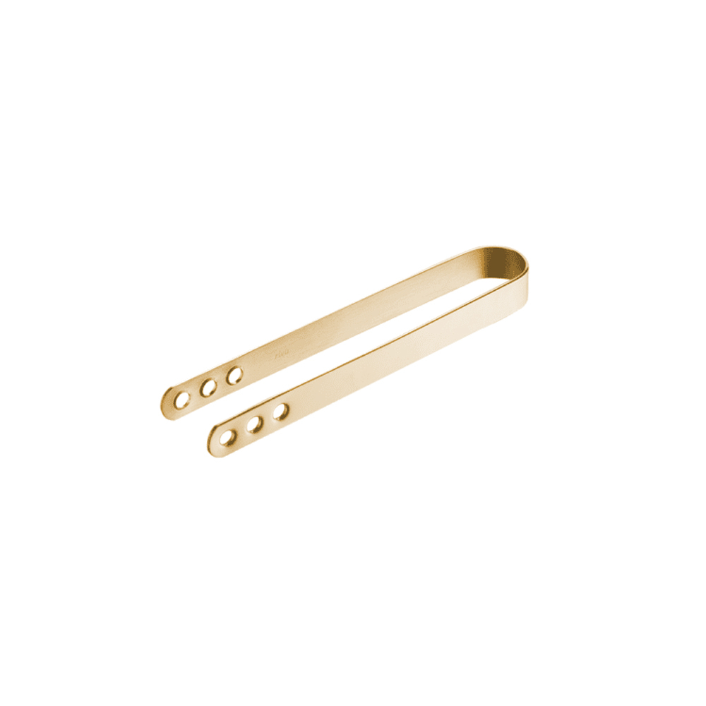 Pinça Para Gelo Riva Lioni Ouro 24k Pinça Para Gelo Riva Lioni Ouro 24k