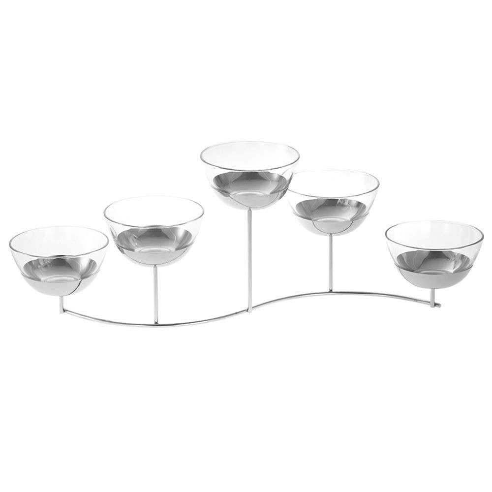 Porta Aperitivo Fano Aco Inox Riva