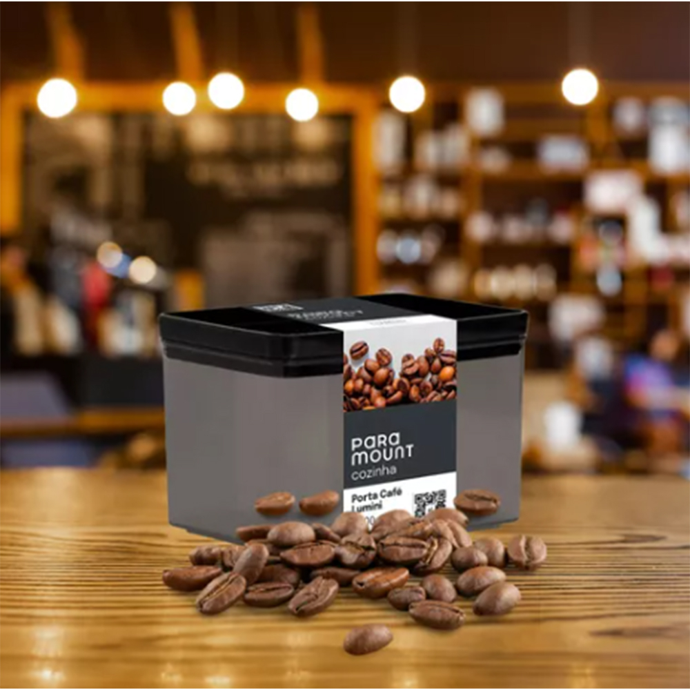 Porta Café Retangular Paramount Lumini 1,8 Litros Porta Café Retangular Paramount Lumini 1,8 Litros