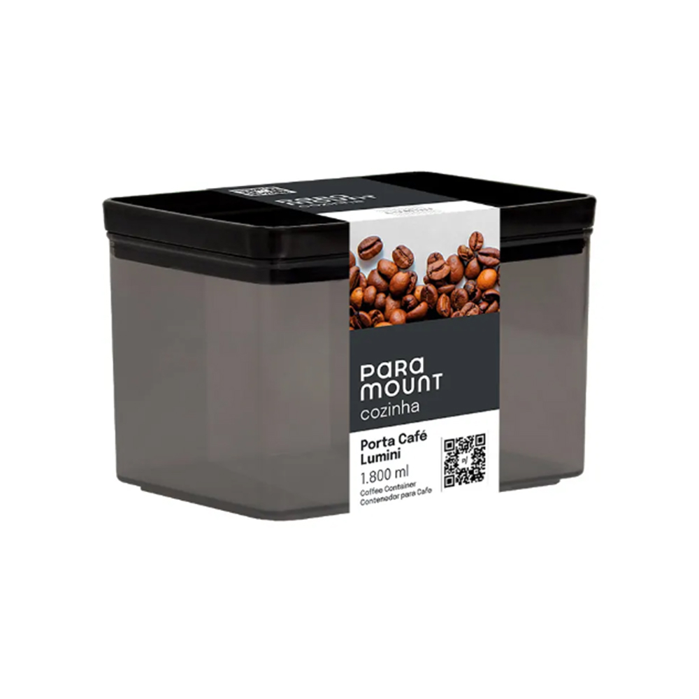 Porta Café Retangular Paramount Lumini 1,8 Litros Porta Café Retangular Paramount Lumini 1,8 Litros