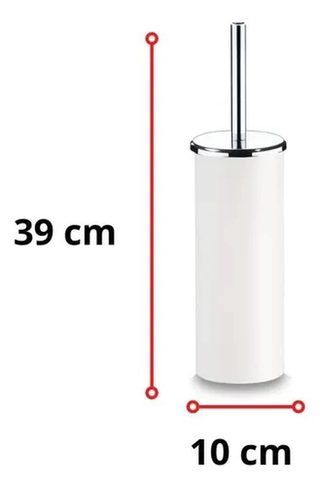 Porta Escova Para Banheiro Brinox Decorline 39 Cm Porta Escova Para Banheiro Brinox Decorline 39 Cm
