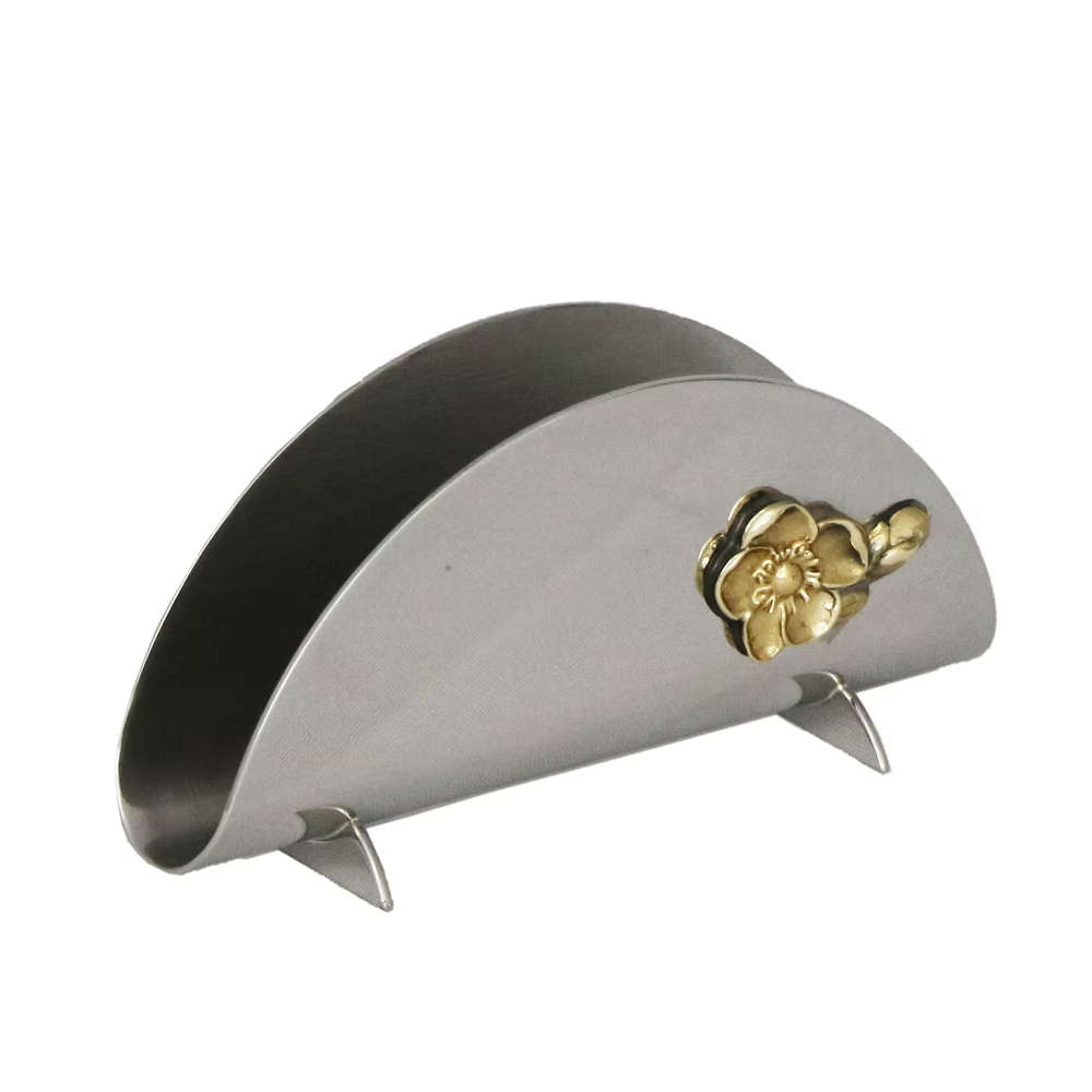 Porta Guardanapo Flor Orfevrerie Royale