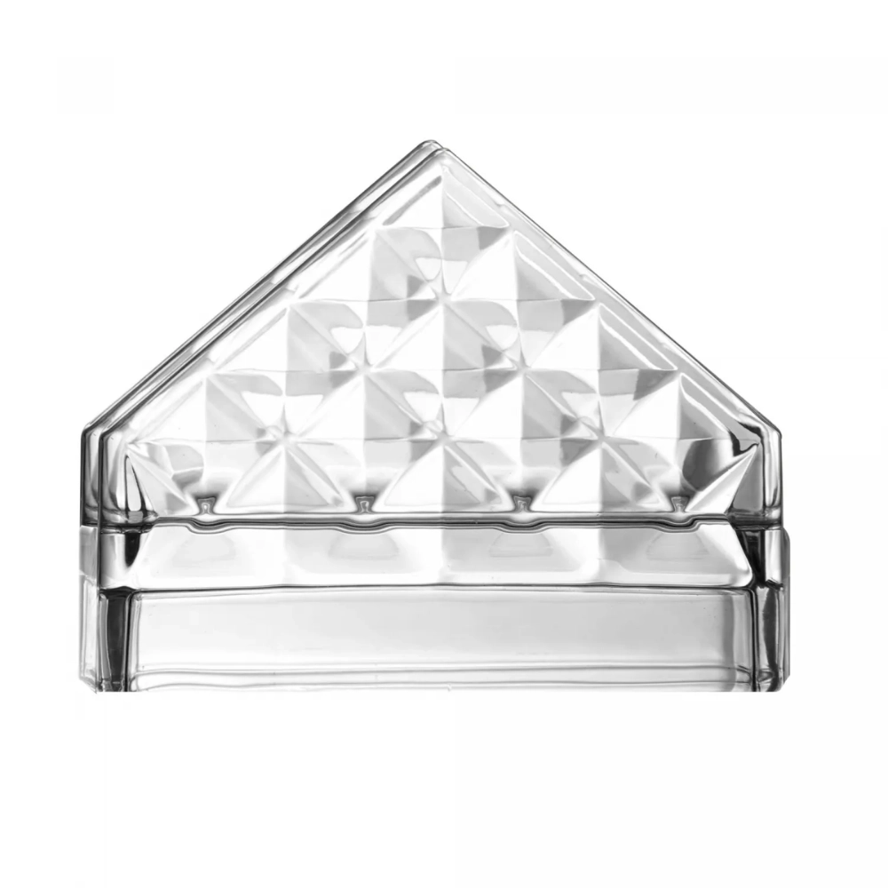 Porta Guardanapos de Cristal Ecologico Diamond Porta Guardanapos de Cristal Ecologico Diamond