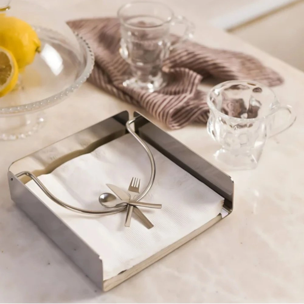 Porta-guardanapos Riva Manuela Horizontal Aco Inox