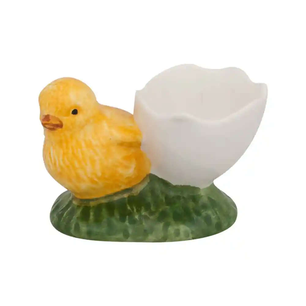 Porta Ovos Com 1 Pinto e Uma Casca Bordallo Pinheiro