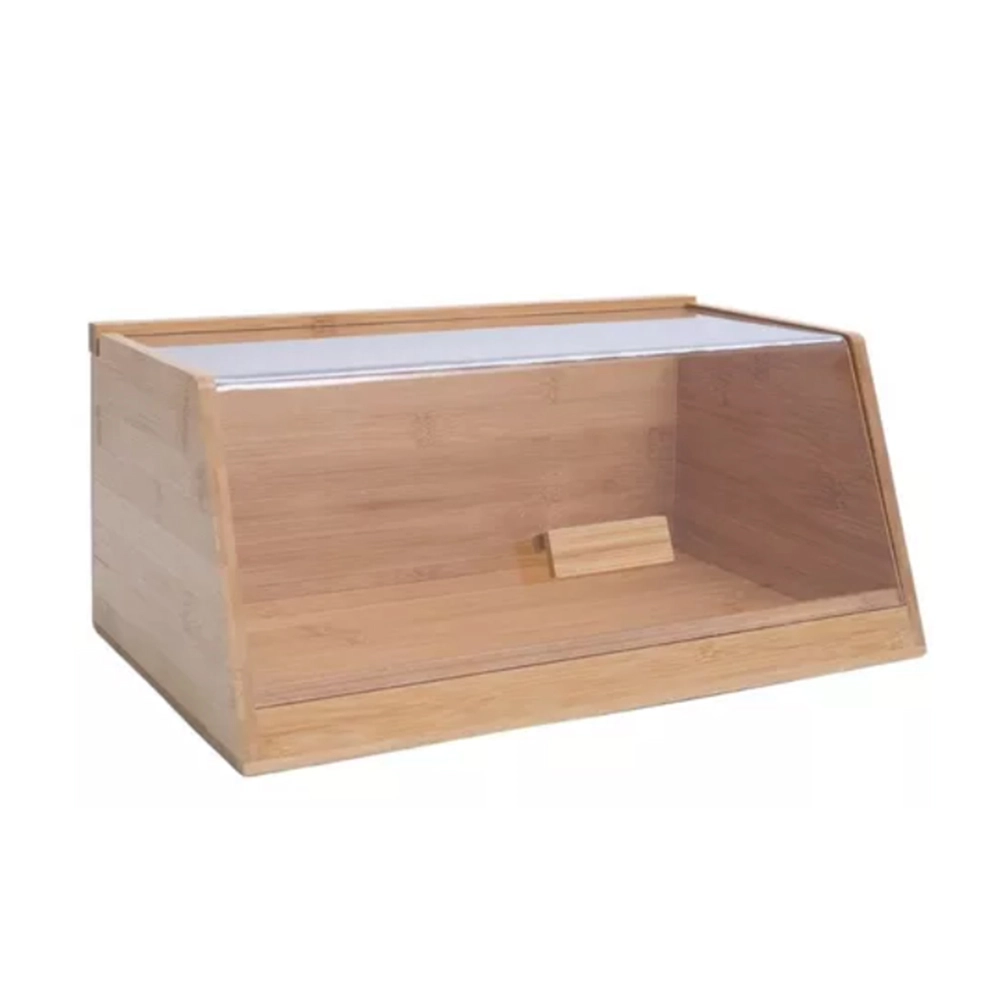 Porta Pão Com Tampa Oikos Bambu 15 X 21,5 X 35 Cm