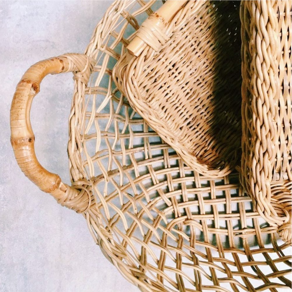 Porta Pirex Quadrado Em Junco Pequeno