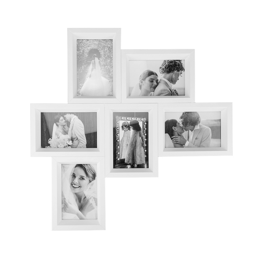 Porta Retrato de Parede Infinity Molduras Sculti - 6 Fotos