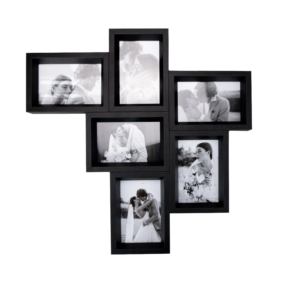 Porta Retrato de Parede Infinity Molduras Sculti - 6 Fotos