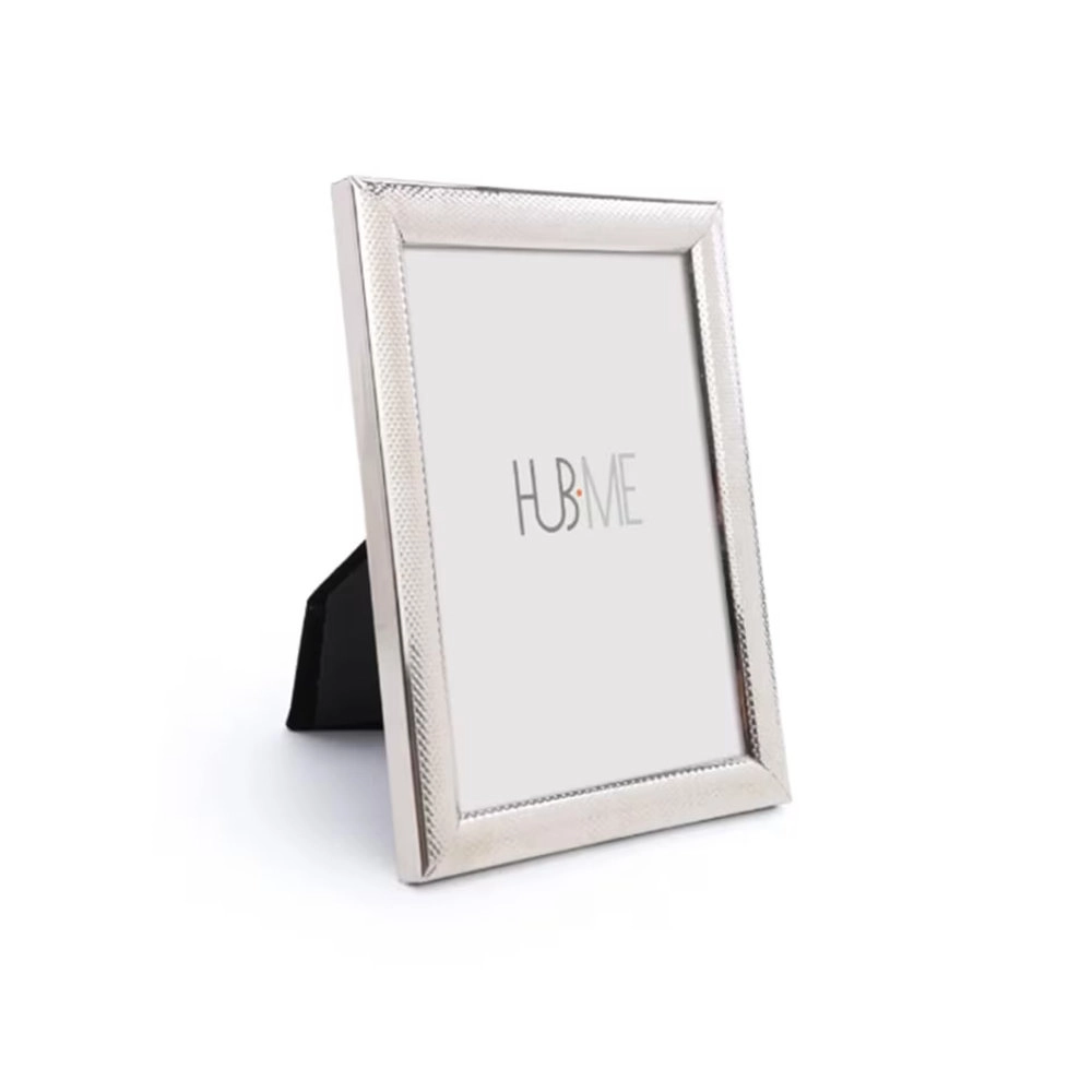 Porta Retrato Hub.me Prata Liso 13 X 18 Cm